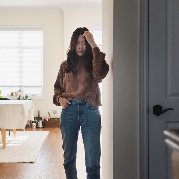 Everlane Cheeky Jean med wash - Picture 3 of 10